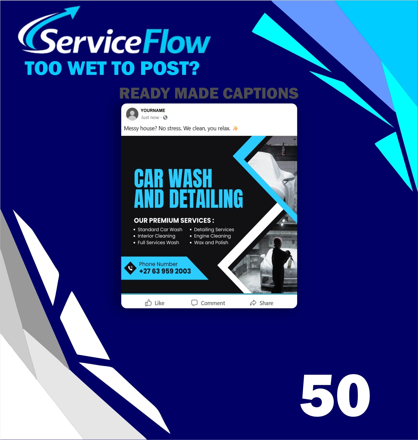 Meta captions for Car Wash