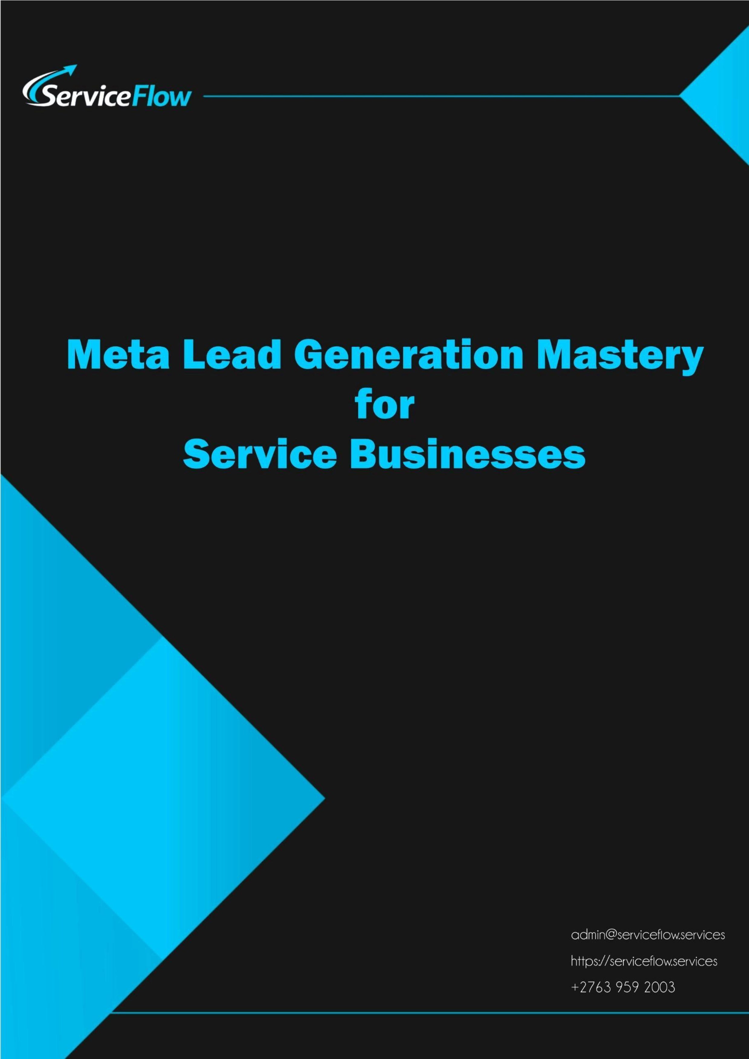 Meta lead generation Mastery Course